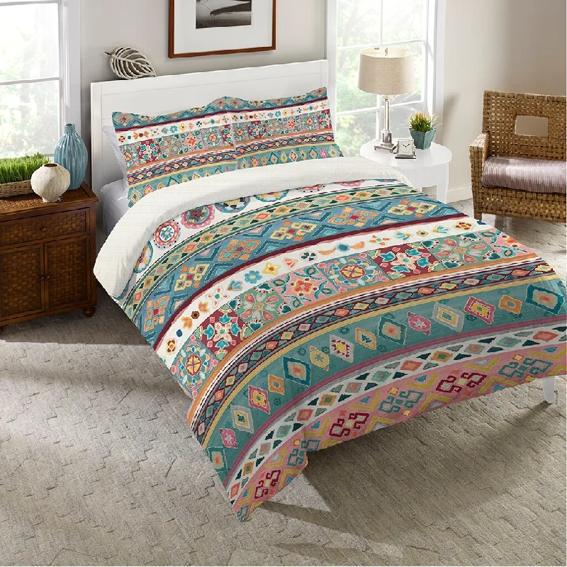 Full - size comforters suitable for full - sized beds in guest rooms or small bedroomsLaural Home My Bohemian Life Comforter