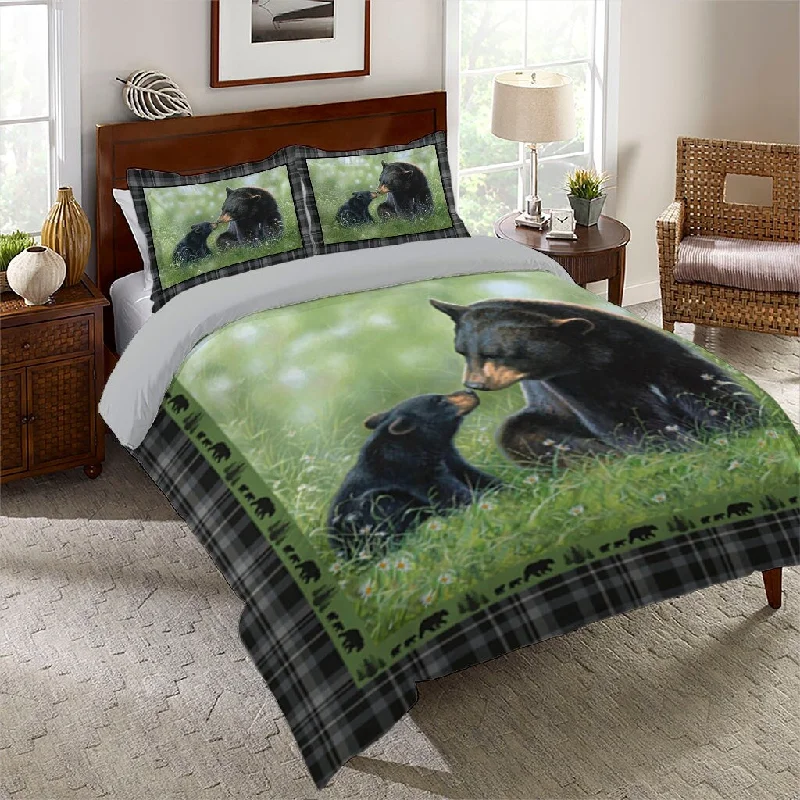 Full - size comforters suitable for full - sized beds in guest rooms or small bedroomsLoving Bears Queen Comforter Set