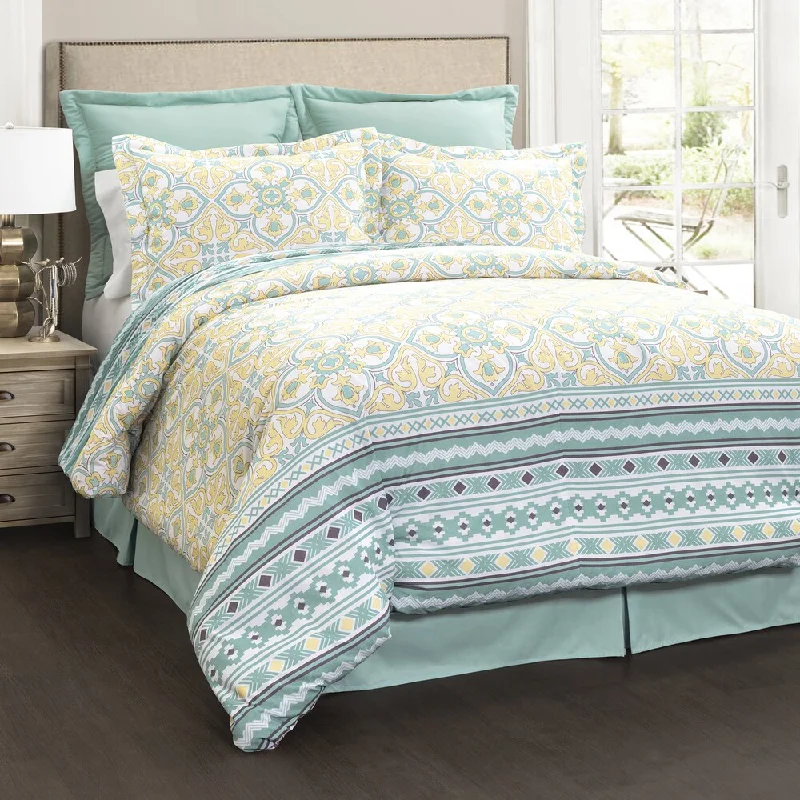 Microfiber - filled comforters that are lightweight and easy to care forLush Decor Carlene 6 Piece Comforter Set