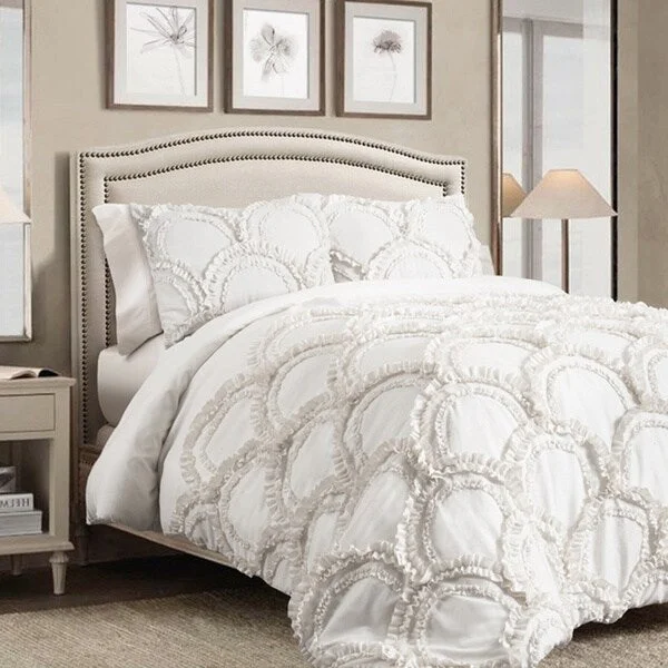 Queen - size comforters for standard queen - sized mattressesLush Decor Chic 3-piece Comforter Set