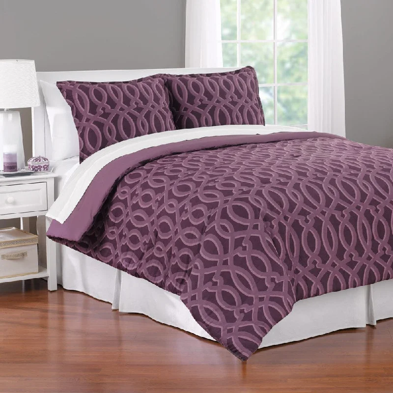 Latex - filled comforters with a bouncy texture and good supportMartex Dimitri 3-piece Comforter Set