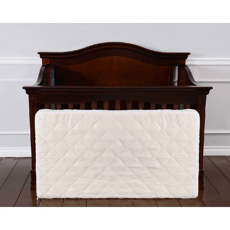 Queen - size mattresses for couples and standard bedroomsNatural Crib Mattress in White - Cream