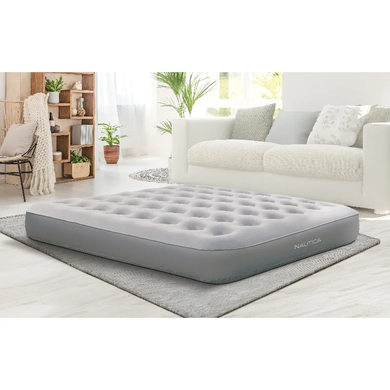 Innerspring mattresses with coil counts for supportNautica Home Sleep Express 10 in. Inflatable Air Mattress with External Pump - Bed with Puncture Resistant Vinyl Construction