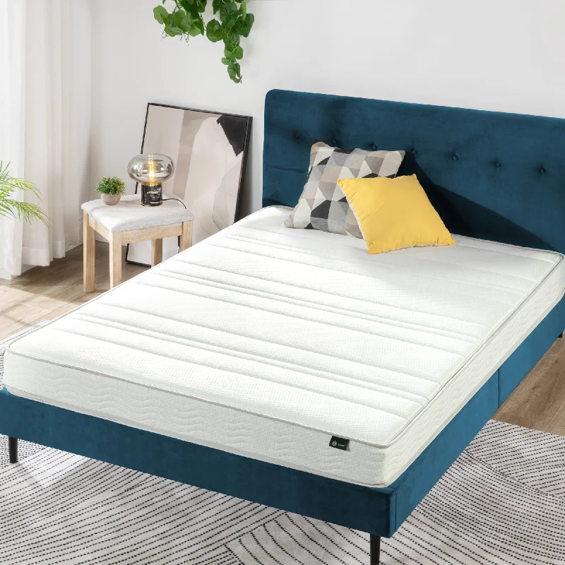 King - size mattresses for spacious master bedroomsPriage by ZINUS 6 Inch Foam and Spring Mattress