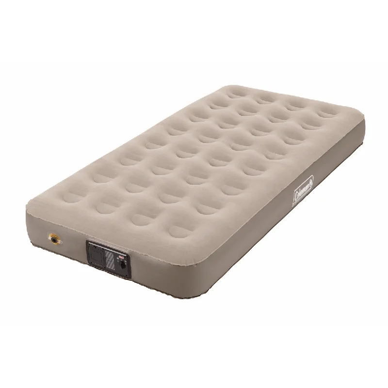 Hybrid mattresses combining foam and innerspring technologyQuickBed Elite 9.5 in Extra-High Airbed with 4D Built-in Pump, Twin - Beige