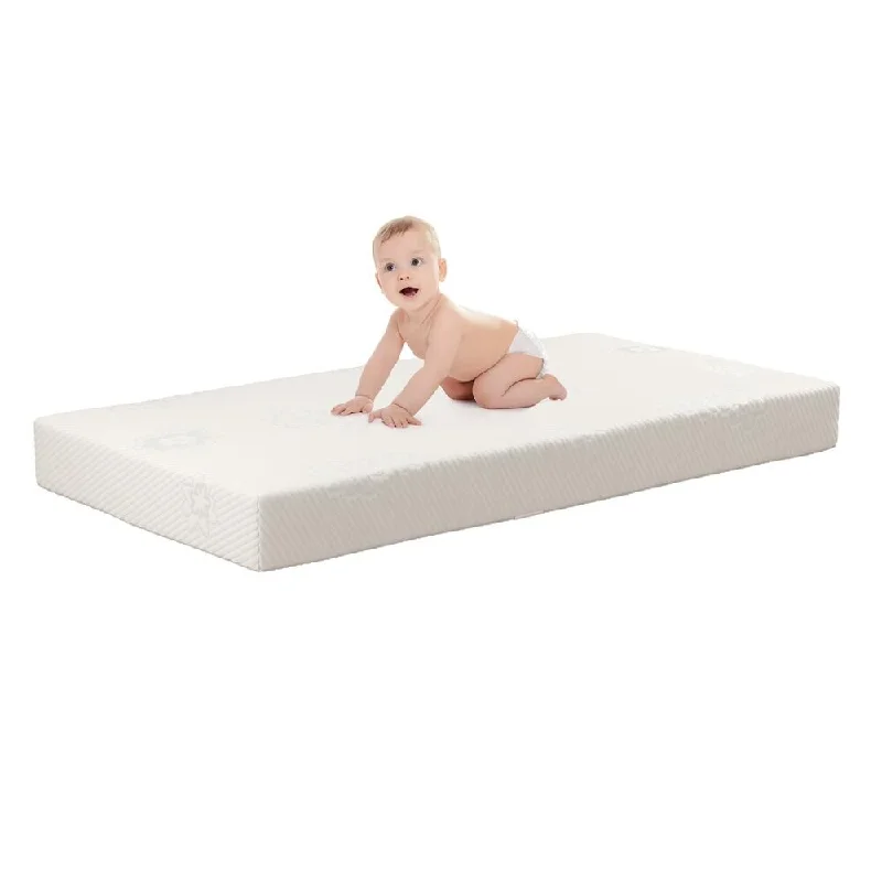 Gel - infused memory foam mattresses for cooler sleepSafety 1st Precious Angel Supreme Firm Baby Crib & Toddler Mattress