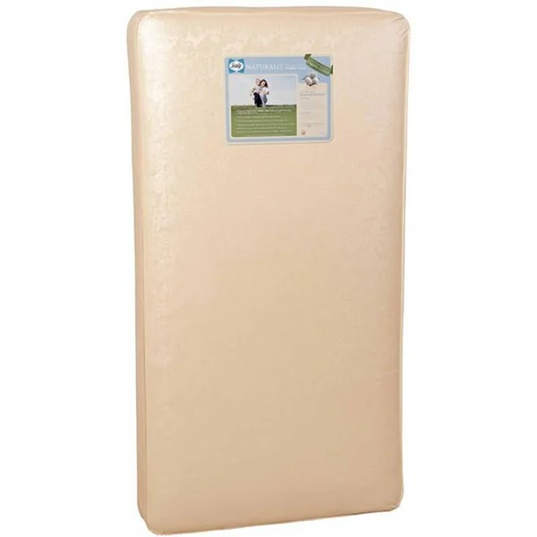 Innerspring mattresses with coil counts for supportSealy Naturalis with Organic Cotton Crib Mattress