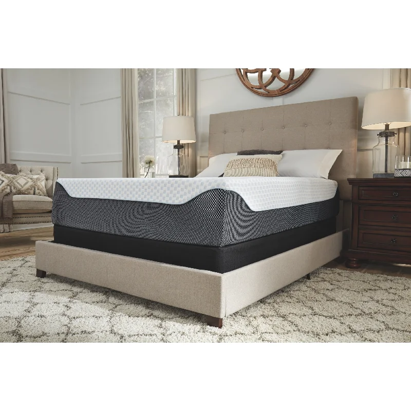 Organic cotton mattresses for a chemical - free sleep surfaceSignature Design by Ashley 14-inch Chime Elite Memory Foam Mattress in a Box