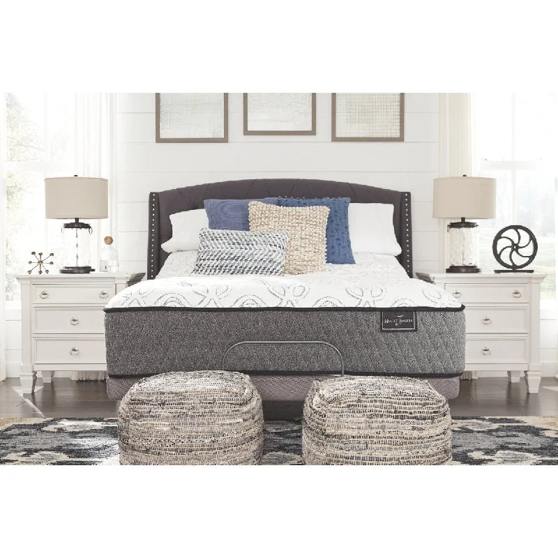 Polyester - foam mattresses for budget - friendly optionsSignature Design by Ashley Mt Rogers Ltd Plus 15 Inch White Queen Mattress