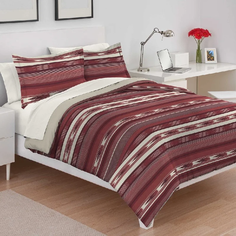 Microfiber - filled comforters that are lightweight and easy to care forUtica Ethan Cotton Comforter Set