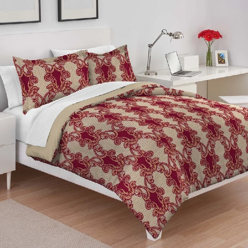 Bamboo - fiber - filled comforters with antibacterial and breathable qualitiesUtica Fay Multi Cotton Comforter Set