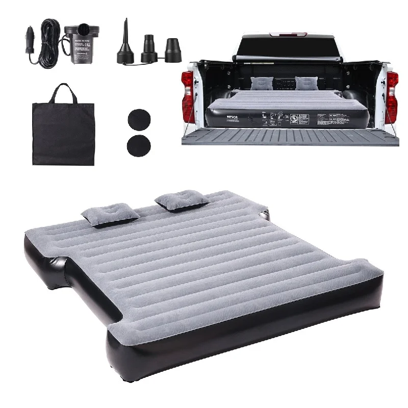 Wool - filled mattresses for natural insulation and moisture - wickingVEVOR Truck Bed Air Mattress, for Full Size Short Truck Beds for Silverado, RAM, F Series, Sierra, Titan, Tundra