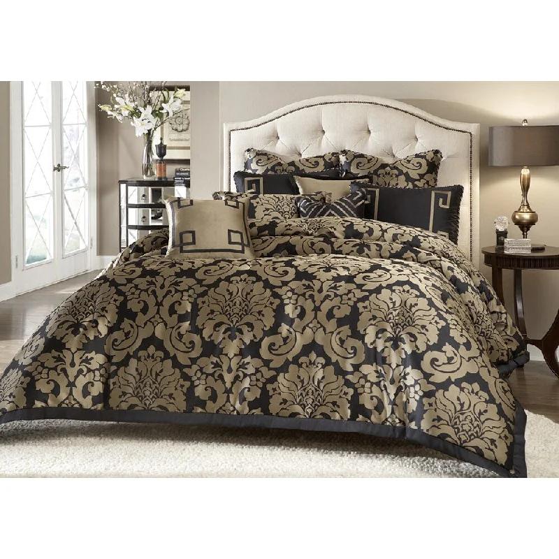 Microfiber - filled comforters that are lightweight and easy to care forWynn Comforter Set by Michael Amini